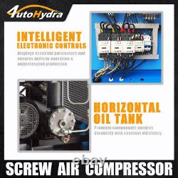 10HP 460V 3 Phase Rotary Screw Air Compressor 125 PSI Pressure 1 Year Warranty