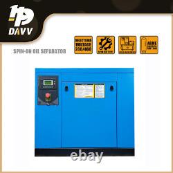 10HP 7.5KW 230V 3Phase 39-35CFM @ 100-125PSI Rotary Screw Air Compressor HPDAVV