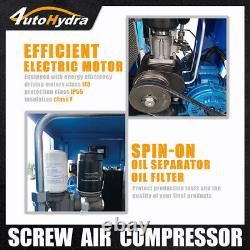 125 psi Maximum Pressure 7.5 HP Rated Horsepower Rotary Screw Air Compressor