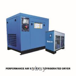 15HP 230V/60HZ 11KW 3 Phase Rotary Screw Air Compressor WithRefrigerated Air Dryer