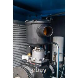 20 HP 230V 3 Ph Rotary Screw Air Compressor + Refrigerated Dryer + 80 Gal. Tank
