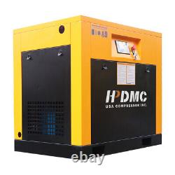 20HP Variable Frequency Drive Rotary Screw Air Compressor 15KW 230V 125psi