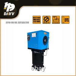 230V 3 Phase 10 HP Rotary Screw Air Compressor 39 CFM 145psi with 40 Gallon Tank