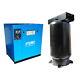 230v 3 Phase 20hp Rotary Screw Air Compressor 81cfm With 80 Gal Asme Coded Tank