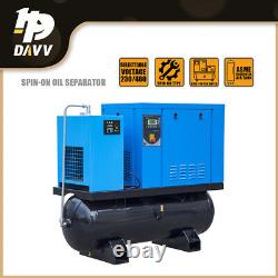 230V 3PH Rotary Screw Air Compressor withAir dryer/80 Gall Air Tank 100psi-125 psi