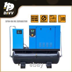 230V 3PH Rotary Screw Air Compressor withAir dryer/80 Gall Air Tank 100psi-125 psi