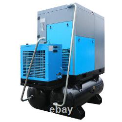 230V/460V 30HP Double Voltage 3PH Rotary Screw Air Compressor withdryer & tank