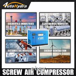 230V/60HZ 7.5 HP 1 Phase Rotary Screw Air Compressor 29cfm @ 125psi Industry