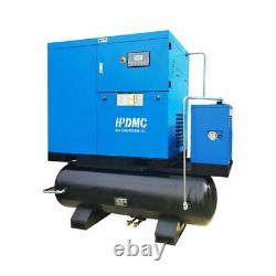 460V 3 Ph 30HP Rotary Screw Air Compressor with 2 80 Gallon Tanks + Air Dryer