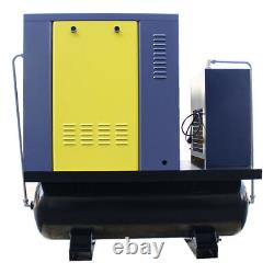 460V 3PH Rotary Screw Air Compressor withdryer & tank-80 Gal 39CFM for Industrial
