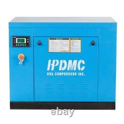 5.5KW 7.5HP Rotary Screw Air Compressor 29-25cfm 100-125psi 1 Phase Programmable