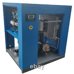 5.5KW 7.5HP Rotary Screw Air Compressor 29-25cfm 100-125psi 1 Phase Programmable