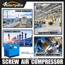 7.5kw 10HP Rotary Screw Air Compressor 3 Phase 230V/ 60Hz 39cfm 125psi