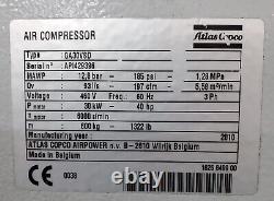 Atlas Copco Ga30 Vsd Ff Air Compressor / 40hp