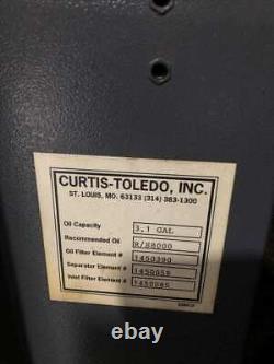 Curtis-Toledo KS 40 40HP Rotary Screw Air Compressor 125PSI 169CFM 3PH 16218hrs