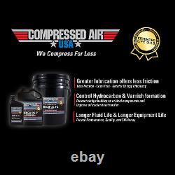Food Grade 6000HR Rotary Screw Air Compressor Oil XL Extended Life Oil (5 GAL)
