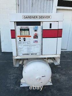 Gardner Denver 15 hp rotary screw air compressor ingersoll rand kaeser quincy