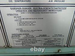 Gardner Denver ESHAE Electra Screw Rotary Screw Air Compressor 40HP 3Ph 230/460V