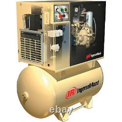 Ingersoll Rand Rotary Screw Air Compressor with Total Air System, 200 Volts