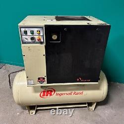 Ingersoll Rand UP6-15c-125 Rotary Air Compressor 3 Phase 480V Working