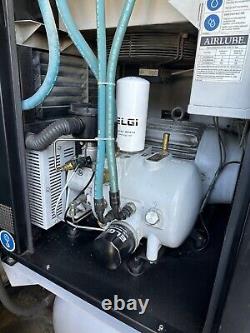 LGi EN Series 15-HP 120-Gallon Rotary Screw Air Compressor with Dryer
