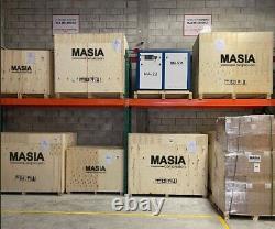 Masia VSD Screw Air Compressor 10 HP Direct Drive Integrated Dryer and Air Tank