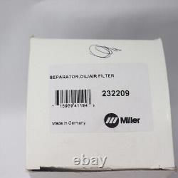 Miller Separator Oil/Air Rotory Screw Compressor 232209