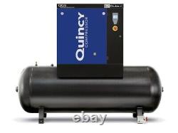 NEW Quincy QGS-10 T120 Rotary Screw Compressor + Medical Air Dryer + 120 Tank hp