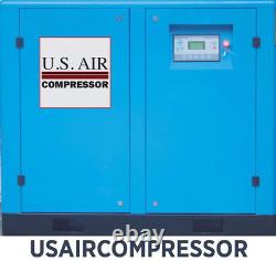 NEW US AIR 20 HP VSD VARIABLE SPEED DRIVE ROTARY SCREW COMPRESSOR vs ATLAS COPCO