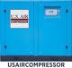 New 10 Hp Us Air Compressor Rotary Screw Vfd Vsd With Trad'n Gardner Denver Etc