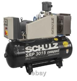 New Schulz Rotary Screw Air Compressor Srp-3015 Compact-11