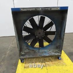 Quincy 350 Rotary Screw Air Compressor 25-1/2 Dia After Cooler Fan 230/460V 3Ph