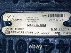 Quincy QSVI20ANN3 Rotary Screw Vacuum Pump 230/460V 40Hp Reman Air Compressor