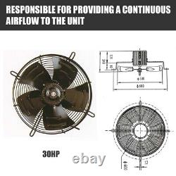 Rotary Screw Air Compressor accessories Fan for 30HP 230/460 Air Cooling Fan 3m³