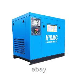Rotary Screw Air Compressor with Dryer 10HP 3 Phase 230V + 60-Gal ASME Tank
