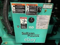 (Super clean!) 15 HP Sullivan-Palatek Air Compressor, Model 15-40D