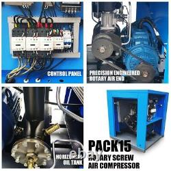 WorkPlace 20-HP Tankless Rotary Screw Air Compressor 230 3-Phase