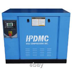 1 Phase 3 Phase 10 HP 230 V/60 Hz Energy Efficient Rotary Screw Air Compressor	<br/>  
  <br/>  Compresseur d'air à vis rotatif économe en énergie, monophasé/triphasé 10 CV, 230 V/60 Hz