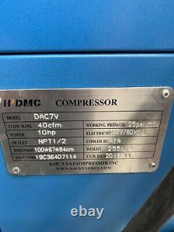 Compresseur d'air VSD HPDAVV DAC7V 40cfm 125psi