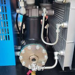 Compresseur d'air à vis rotatif VFD de 10HP monophasé 230V 39CFM avec sécheur d'air et réservoir