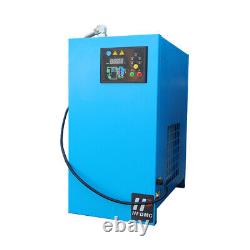 Compresseur d'air à vis rotatif triphasé de 10 ch + sécheur d'air réfrigéré + réservoir de 60 gal.