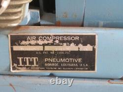 Compresseur d'air industriel bleu Pneumotive ITT SYCOGH12-1 3/4 HP T209816