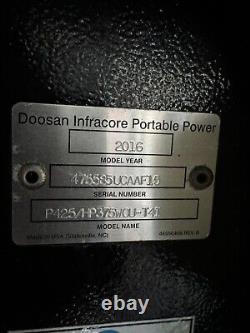 Compresseur d'air mobile Doosan P425/Hp375 CFM IQ System