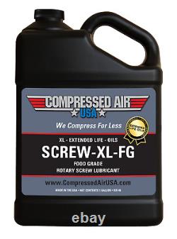 Huile pour compresseur d'air à vis rotatif 6000HR de qualité alimentaire XL Extended Life Oil (1 GAL)