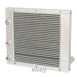 Radiateur de compresseur d'air à vis rotatif pour refroidissement d'air de 5-10 HP avec post-refroidisseur 1/2x2